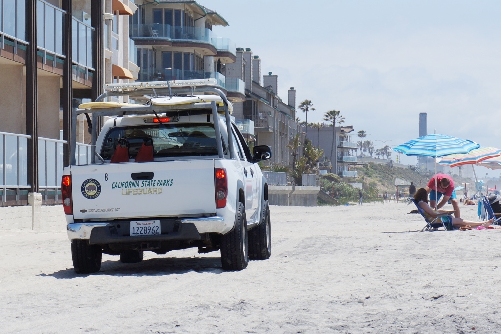 Rettungsschwimmer am Strand