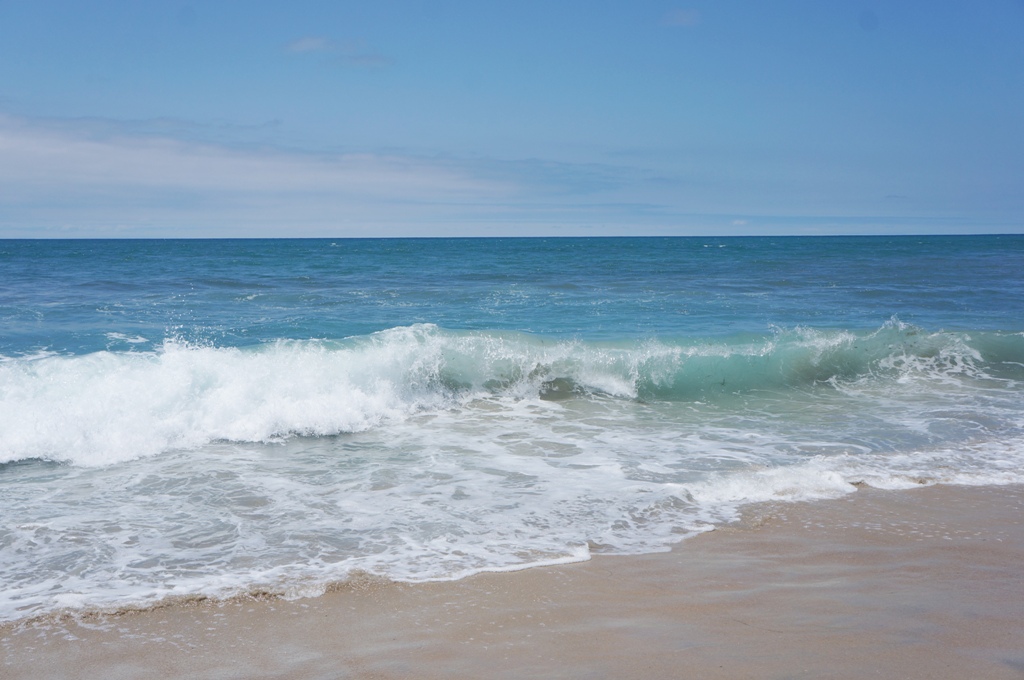 Wellen am Strand