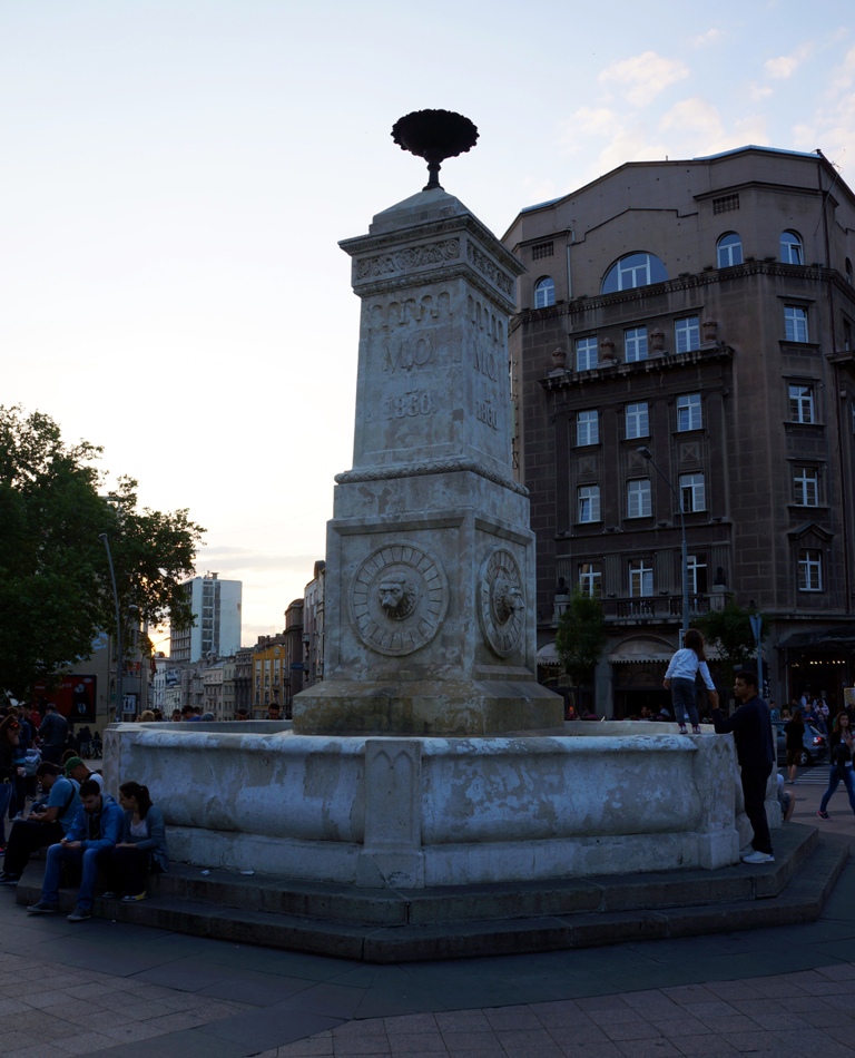 Terazije Hauptplatz von Belgrad