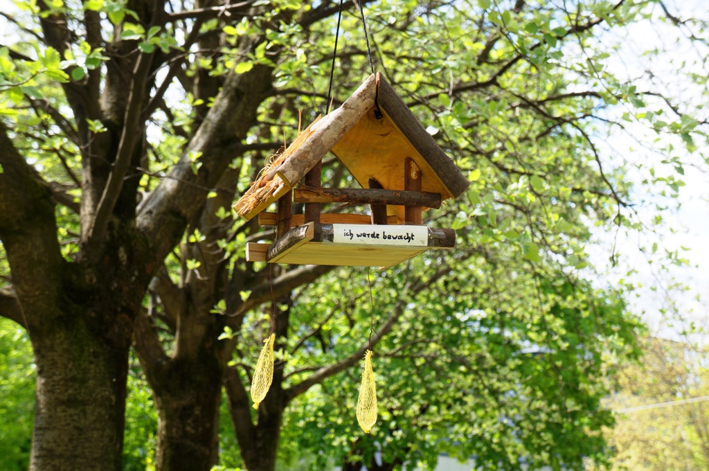 Vogelhaus am Baum