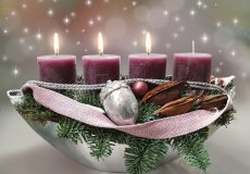 Adventkranz dritter 3 Advent Hintergrund