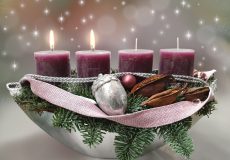 Adventkranz zweiter 2 Advent Hintergrund