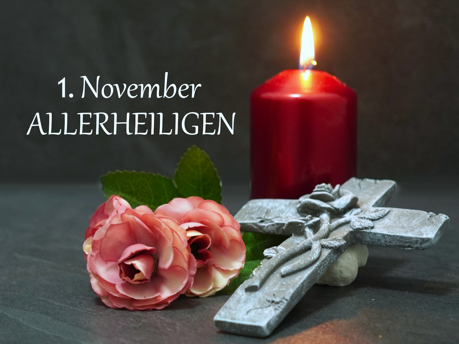 Allerheiligen November Kreuz