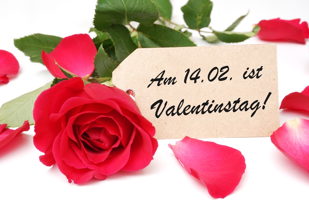 Valentinstag ist am 14.02.