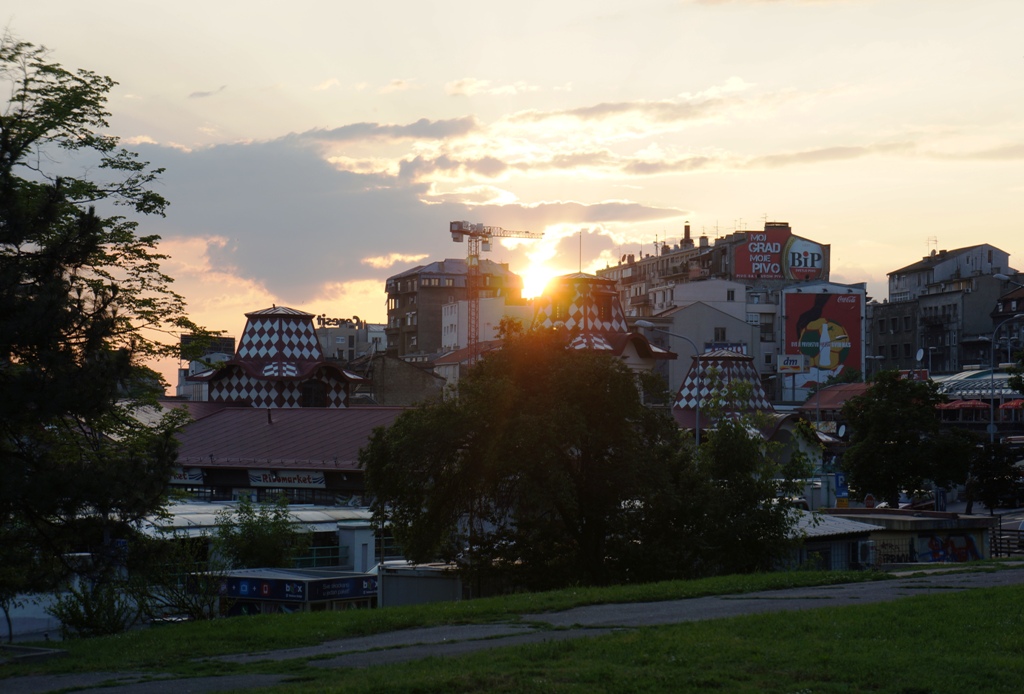 Aussicht Hauptplatz Belgrad