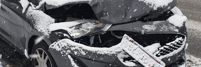Autounfall Winter Schnee