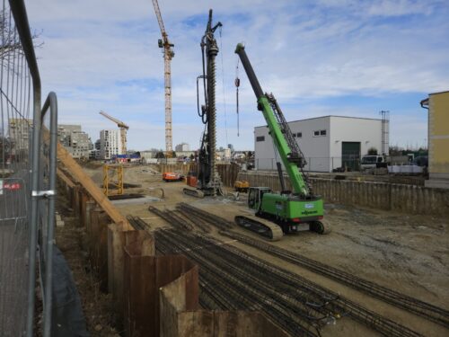 Baustelle Wohngebäude