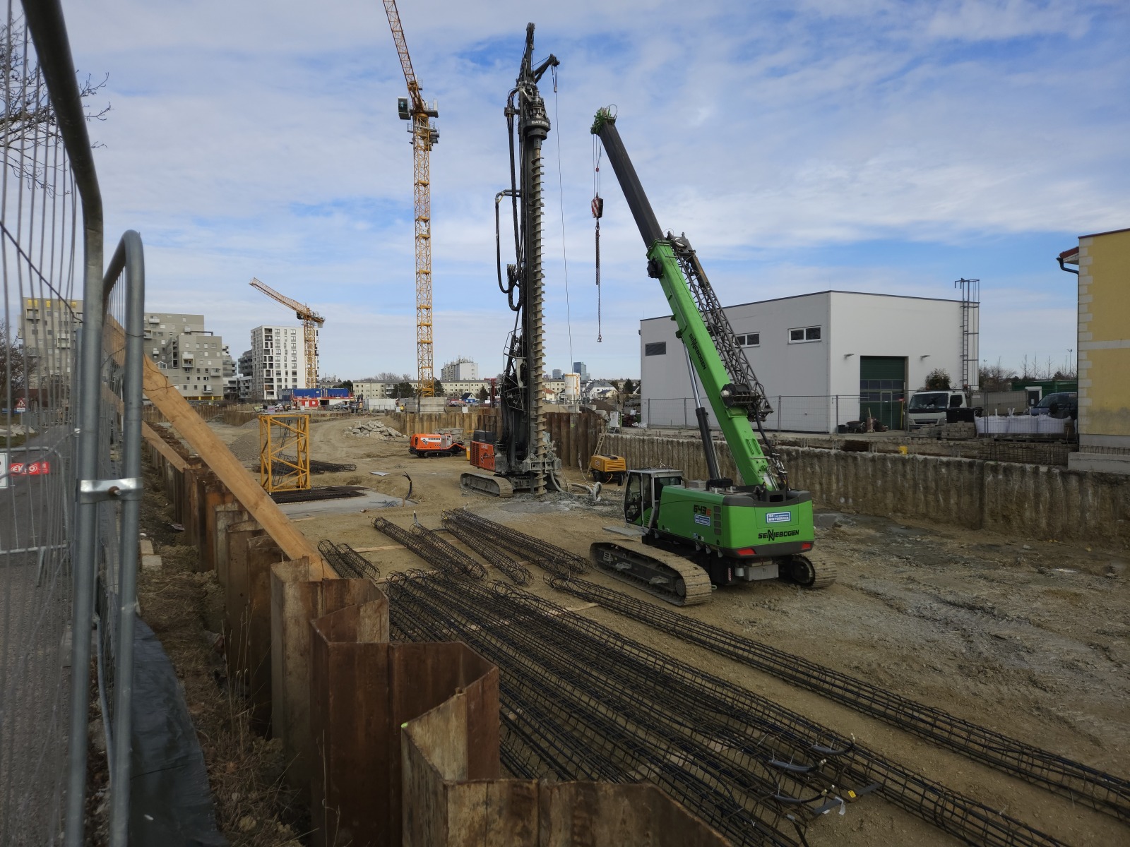 Baustelle Wohngebäude