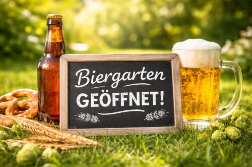 Biergarten geöffnet Bilder