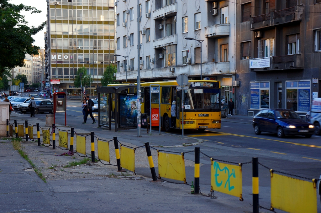 Bus in Belgrad