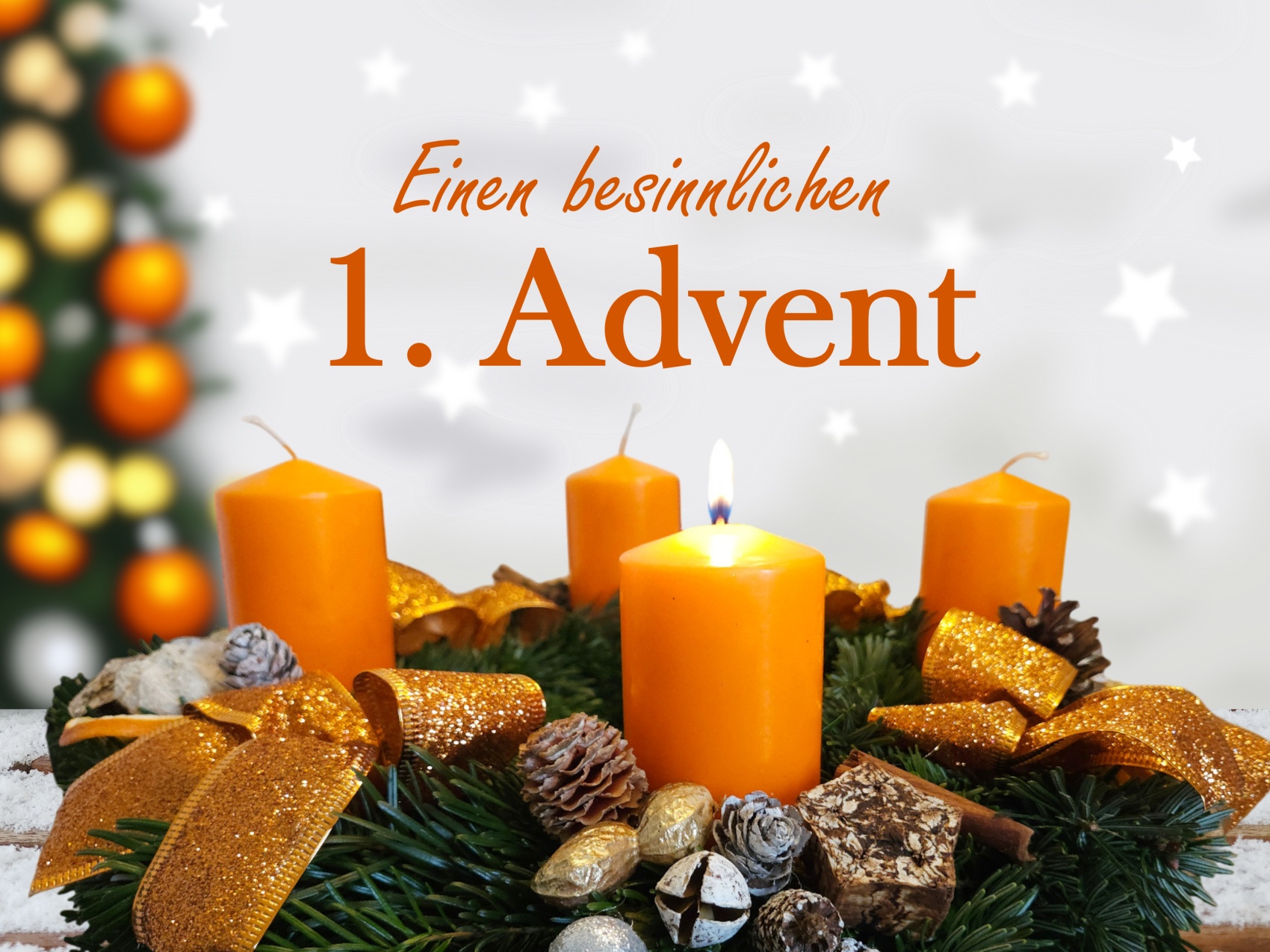 Einen besinnlichen 1 Advent