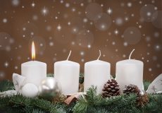Erster 1 Advent Kerze Bilder