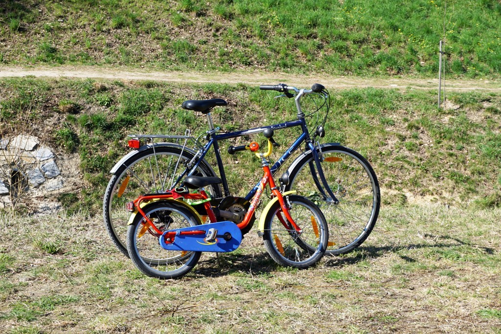 Ausflug mit dem Fahrrad