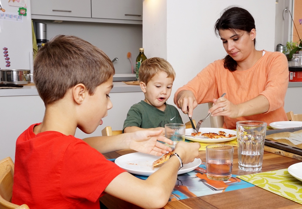 Gemeinsames Familienessen