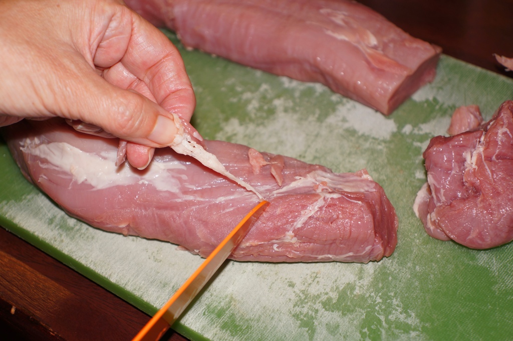 Flachsen entfernen bei Fleisch