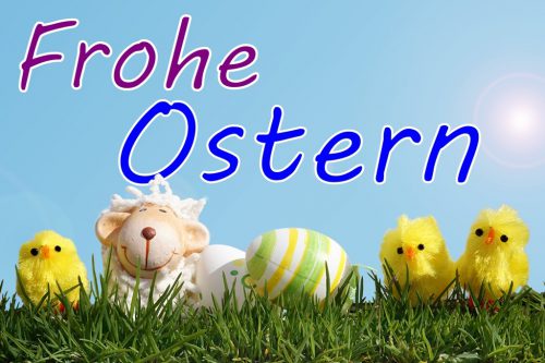 Frohe Ostern Osterkarte