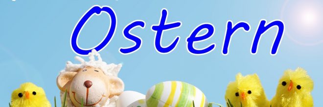 Frohe Ostern Osterkarte