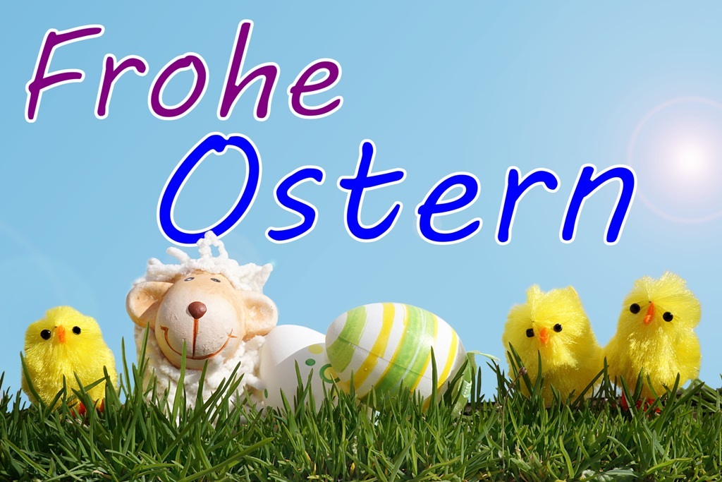 Frohe Ostern / Osterkarte