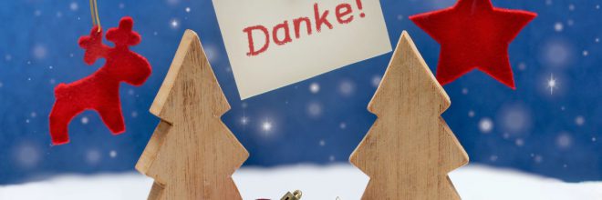 Frohe Weihnachten DANKE