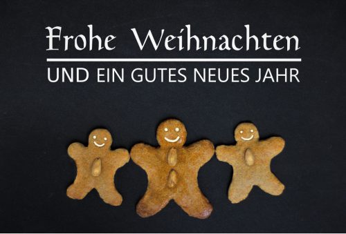 Frohe Weihnachten und ein gutes neues Jahr