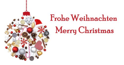 Frohe Weihnachten Weihnachtskugel