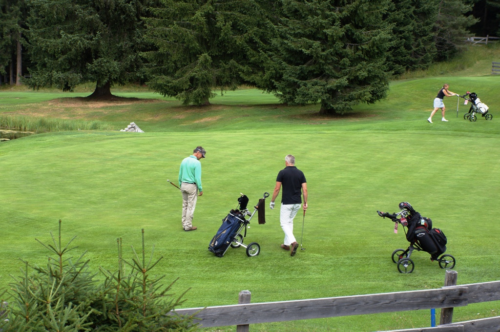 Golfspieler Wald Seefeld