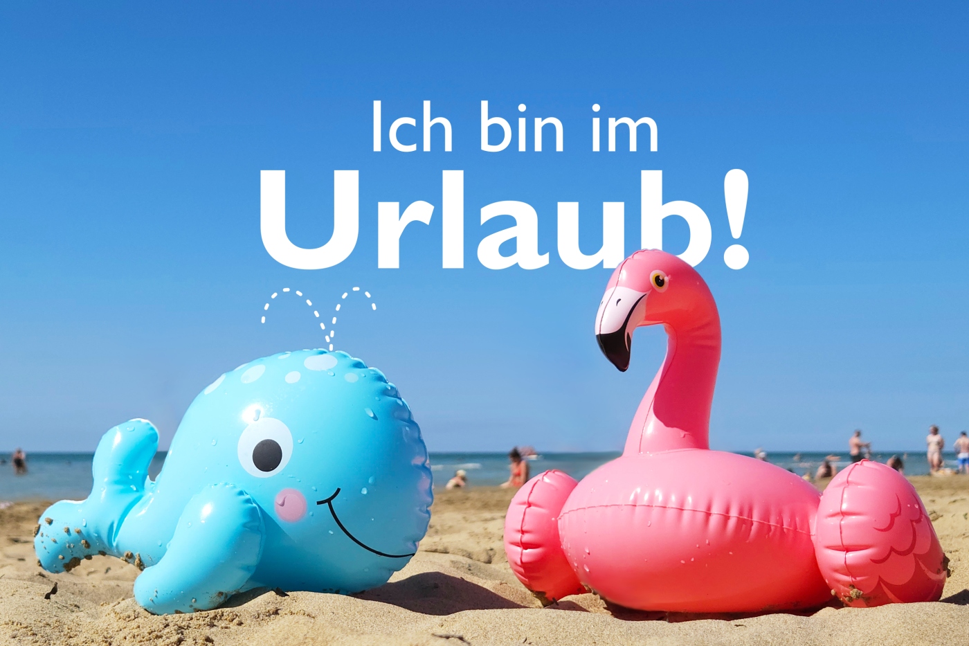 Ich bin im Urlaub Bild