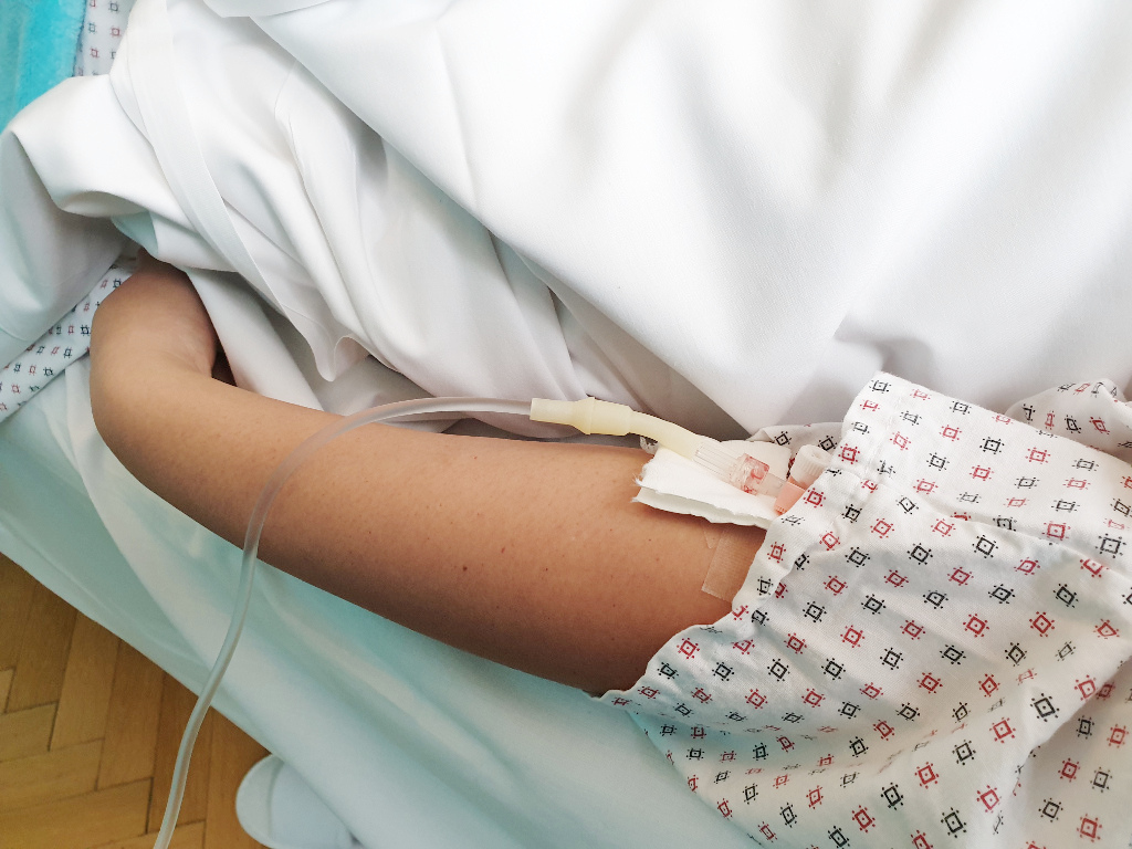 Infusion Patient Krankenhaus