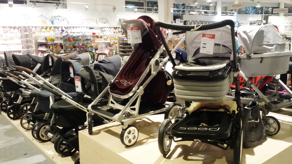 Kinderwagen Shopping