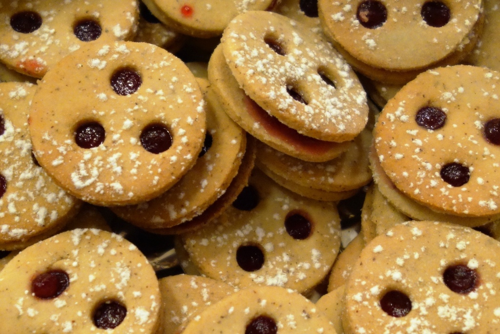 Kekse: Linzer Augen