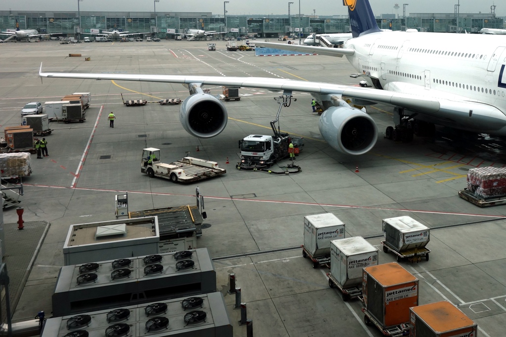 Logistik Transport Flughafen Flugzeug