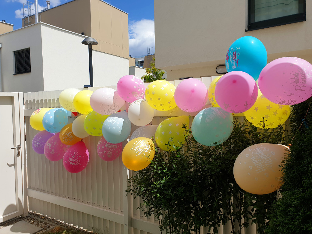 Luftballons Party Garten