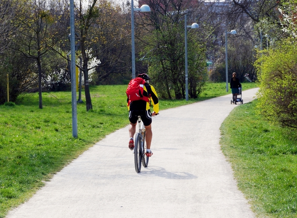 Mountainbiker Mountainbiking