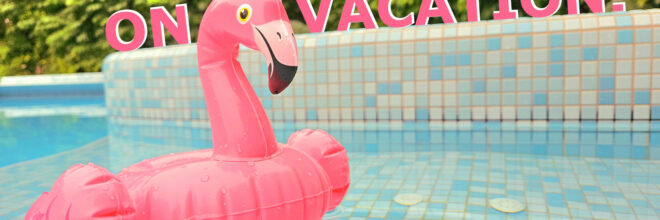 We are on vacation
