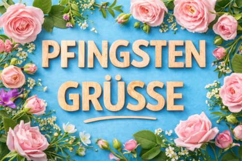 Pfingsten Grüße Bilder mit Rosen