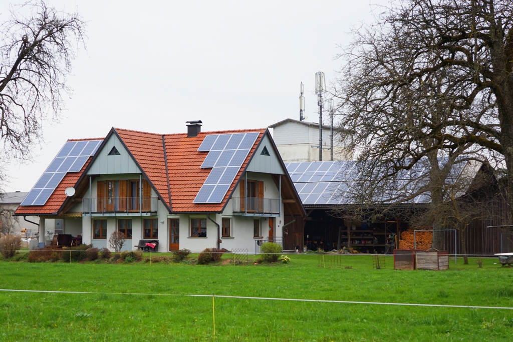 Bauernhof mit Photovoltaik