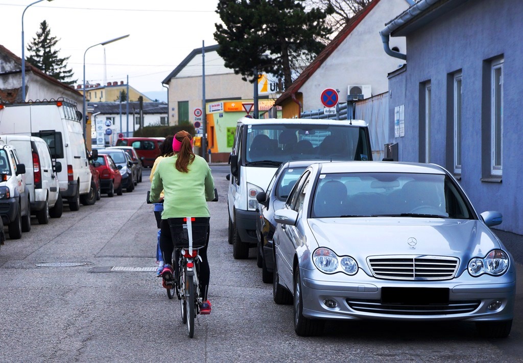 Radfahrer Strasse