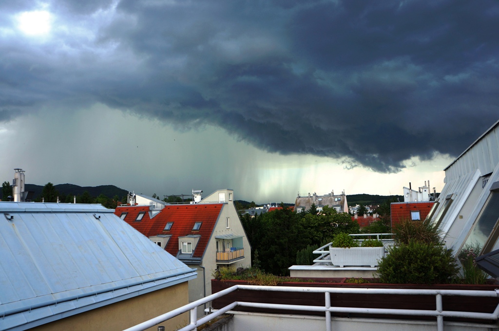 Regenwolken Unwetter