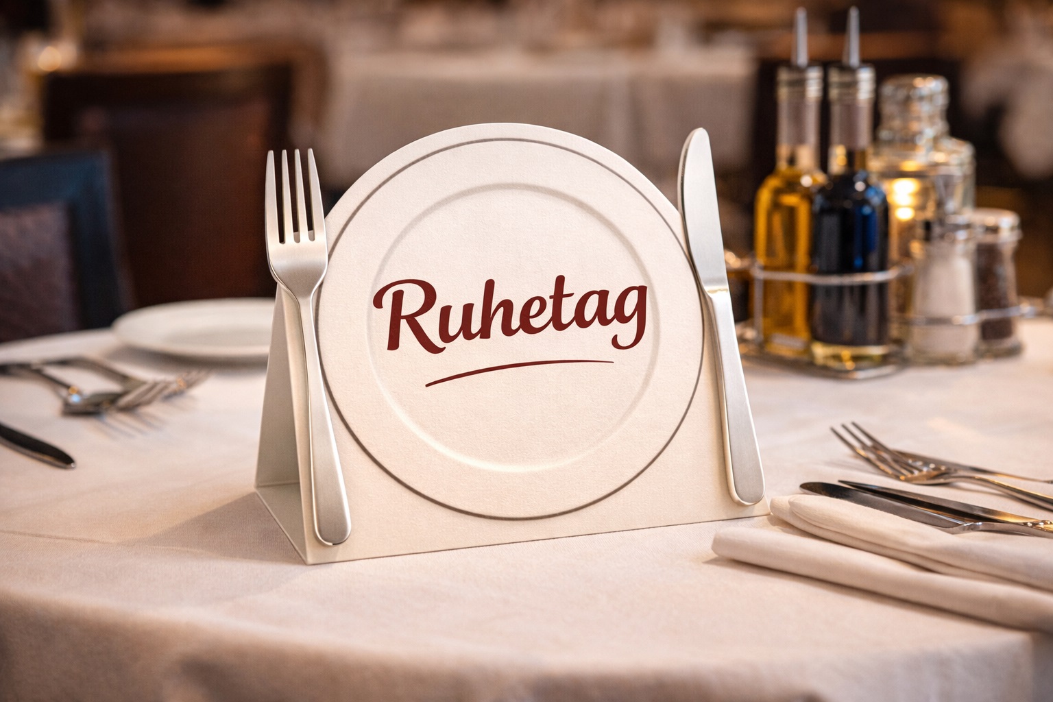 Ruhetag Hinweis Restaurant Gasthaus