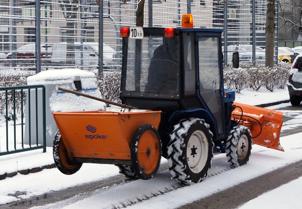 Schneepflug Winter