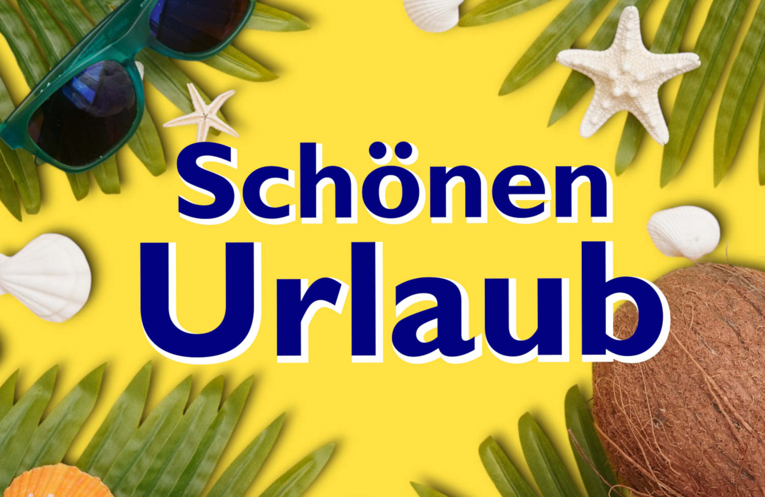 Schönen Urlaub Bilder Kokosnuss