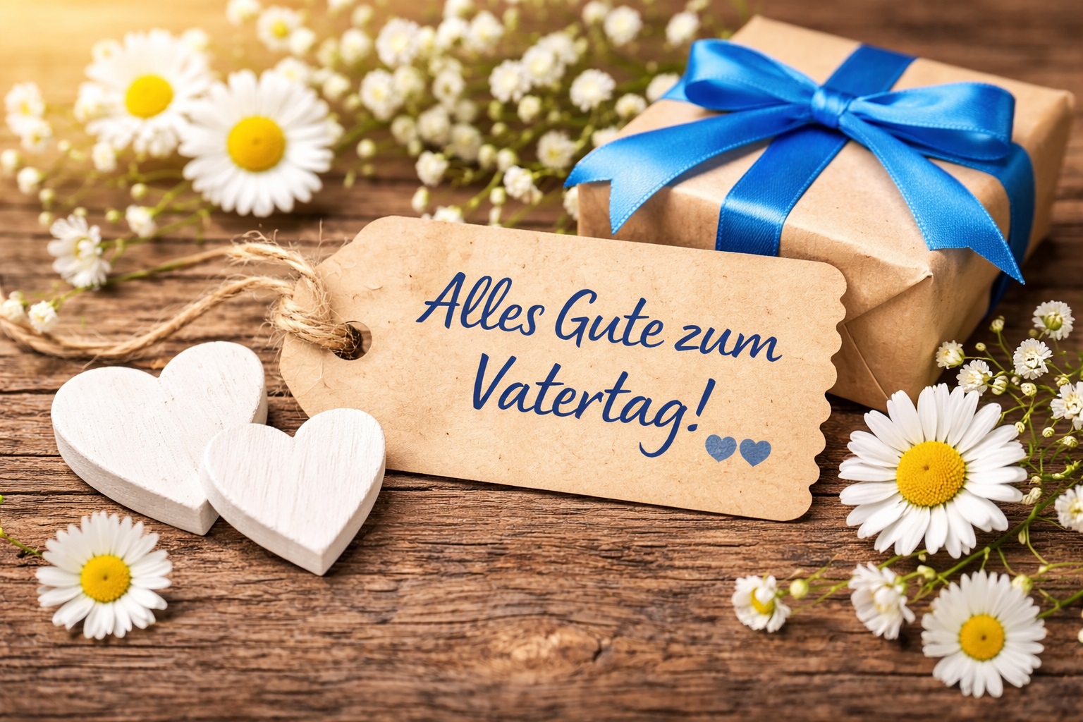 Schönen Vatertag – liebevolles Bild