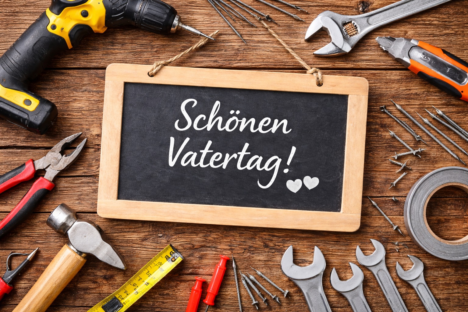 Schönen Vatertag – Wünsche mit Werkzeug