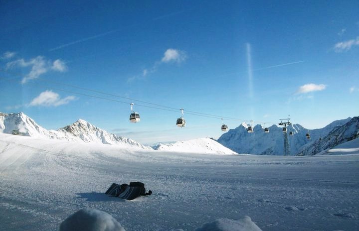 Skifahren Stubai Tirol