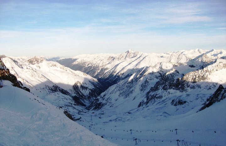 Skifahren Stubai Tirol 1