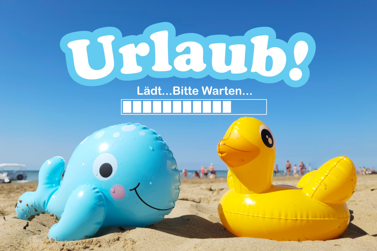 Urlaub Bild mit Strand