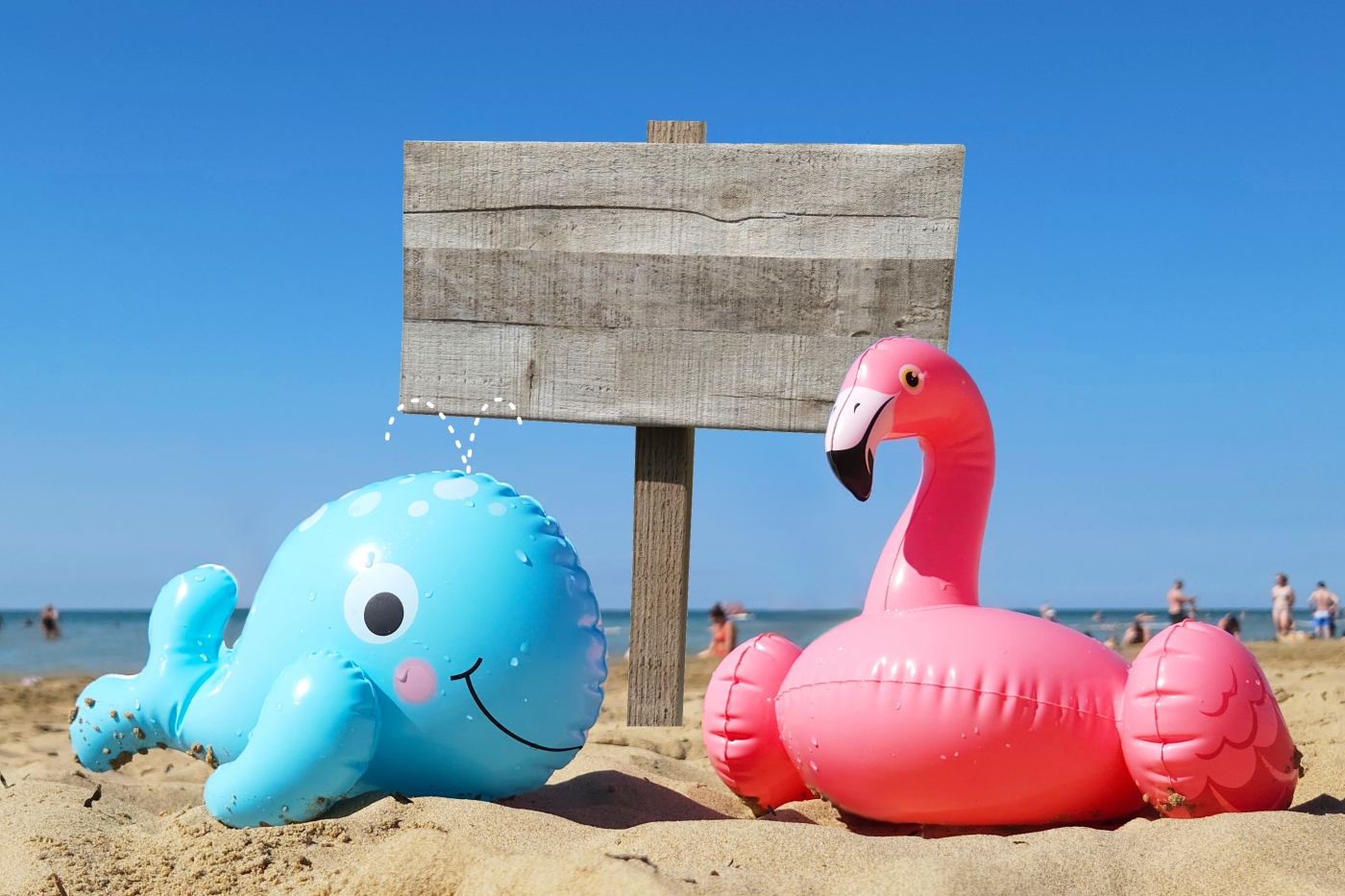 Betriebsurlaub / Betriebsferien Vorlage Sommer
