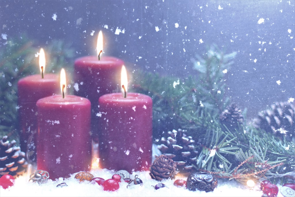 Vierter Advent Hintergrund