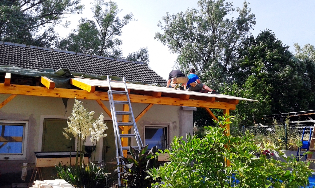 Dachdecken Vordach