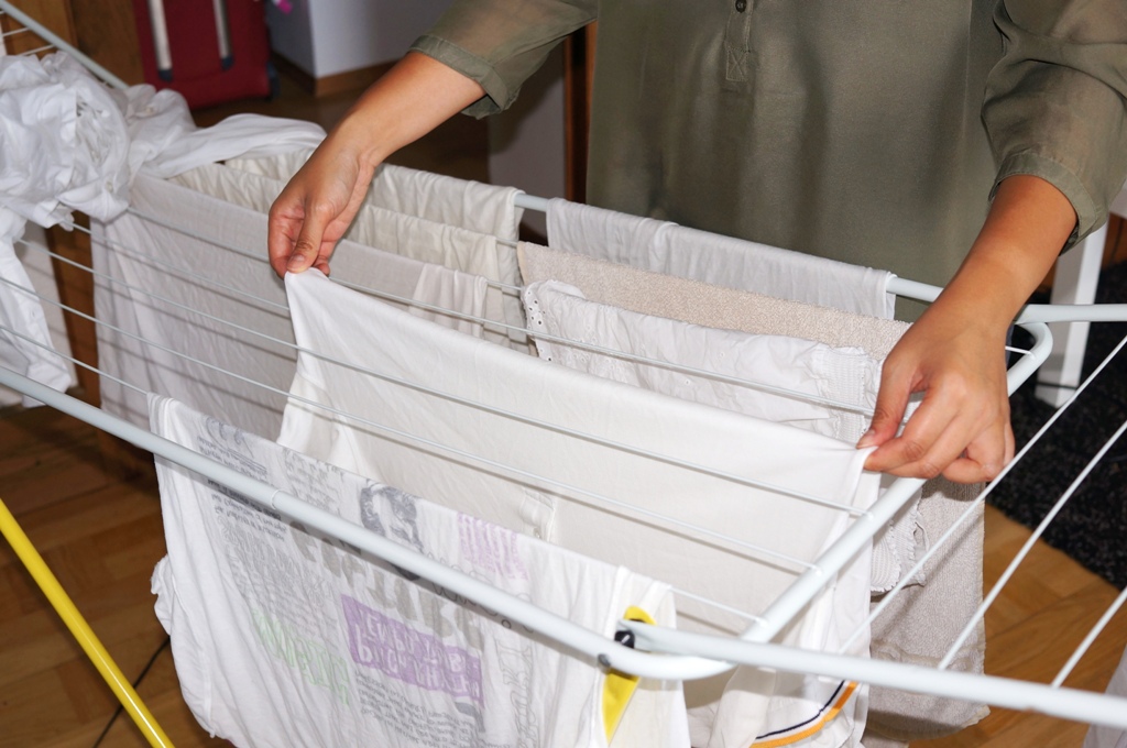 Hausarbeit – Wäsche aufhängen